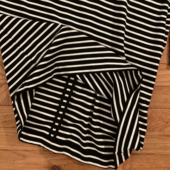 NWT BANANA REPUBLIC BELL SLEEVE STRIPE PONTE SHEATH DRESS - Picture 5 of 12